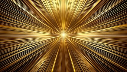 Obraz premium abstract gold star burst background radial lines decoration