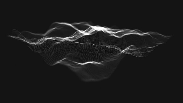 Digital Mesh Waving Technology Background Loop
Tech background mesh and particle lines gently waving on depth of field blur and seamless loop for relaxation and soothing