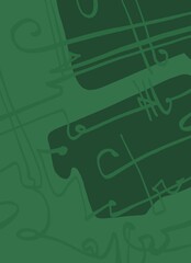 Abstract image for printing. Picture for modern interiors. The picture is painted by hand on a tablet. © neurostructure