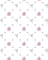 seamless pattern with hearts