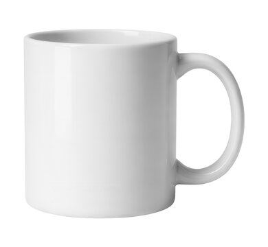White ceramic mug
