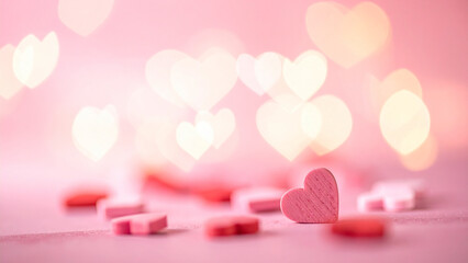 valentine background with hearts