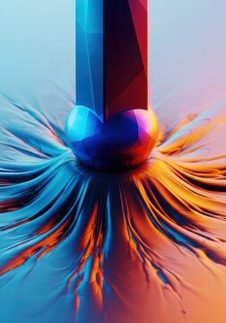 Crushing weight applied downward, creating significant physical strain and deformation in the material below. High tension, challenge, resistance, push