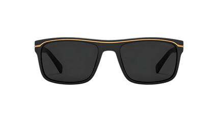 Black sunglasses image isolated on transparent background
