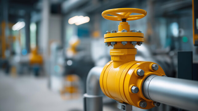 Safety valve in power plant facility installation, pressure relief device for industrial process protection, critical safety equipment in energy generation facility, process