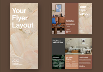 Print Trifold Flyer Layout