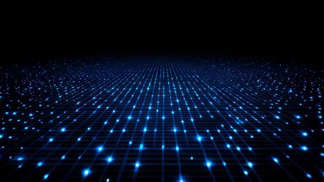 Technology inspired light grid pattern without symbols futuristic minimal background sharp luminous contrast