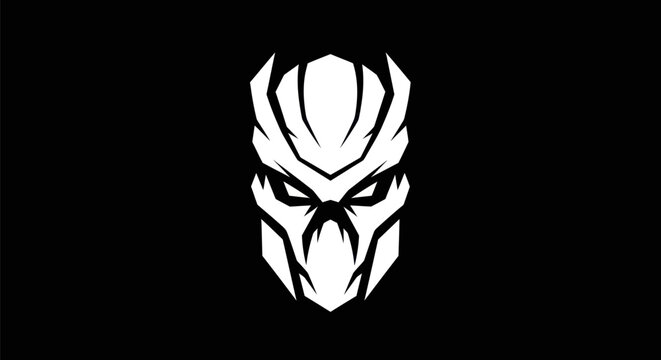 Abstract mask graphic design