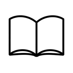 Open book vector illustration