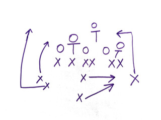 american football playbook diagram strategy sketch sports hand drawn overlay transparent isolated png © MdMatiur