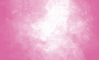 Pink watercolor abstract texture background with white gradient