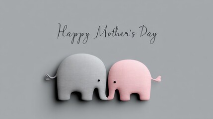 mother elephant and baby elephant holding tails