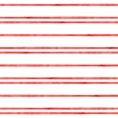 Elegant Airy Background With Painted Lines. Red Watercolor Stripe Emits Calmness For Branding Needs