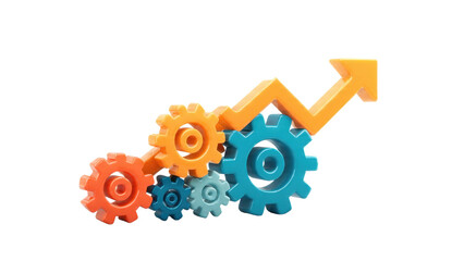 Gears leading to upward growth