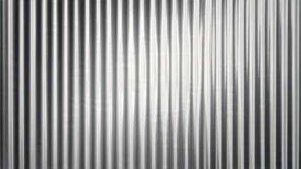 Obraz premium Silver Corrugated Metal Texture Background