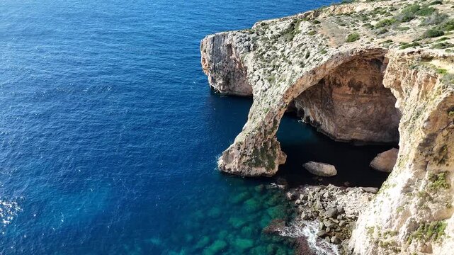 Malta, grotta blu