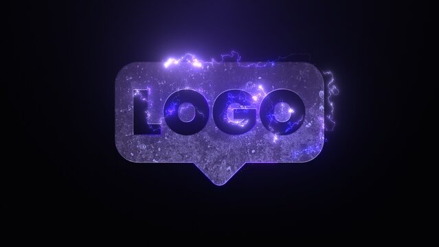 Energy Current Flashing Superhero Power Burst Logo Reveal