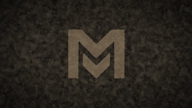 Dirt Icon Textured Wiggle Logo Reveal