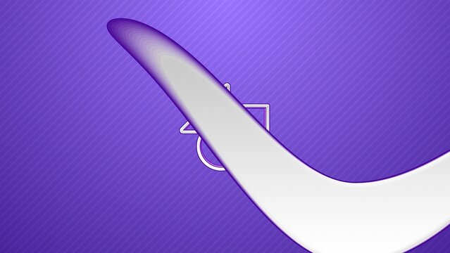 Modern Cartoon Line Accent Color Logo Reveal