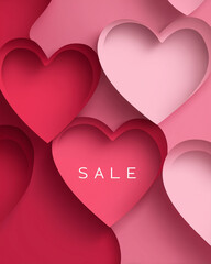 Elegant Valentine's Day Sale Advertisement