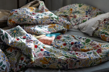 Fototapeta premium open bed in the morning