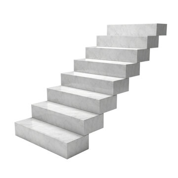 White Marble Staircase Steps