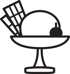 アイスクリーム　アイコン