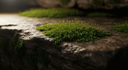 green grass in the garden