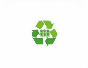 Battery recycling logo