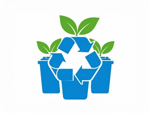 Battery recycling logo