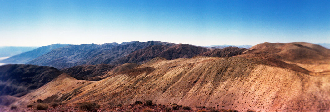 Panoramic view of Dantes View, Death Valley, California, United States