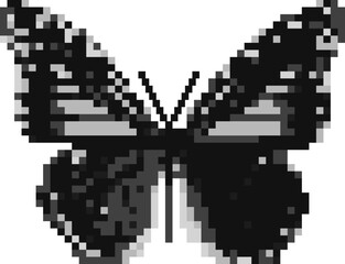 Fototapeta premium Retro halftone butterfly collection