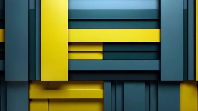 Different patterns and shapes appear in a modern design setting. Bright colors catch the eye while lines and angles create interest and movement throughout.