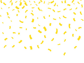 Naklejka premium Colorful Festive Confetti Falling Minimalist Celebration Stock Illustration