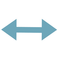 blue left right arrow 