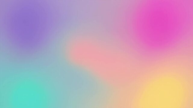 Trendy Iridescent Fluid Mesh Background, Soft Pastel Unicorn Colors Motion for Social Media
