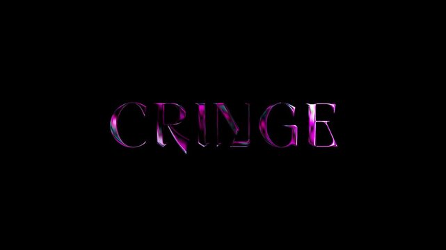 Shiny Iron Gothic Cringe Text