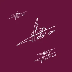 Hold on handwritten © ochakov