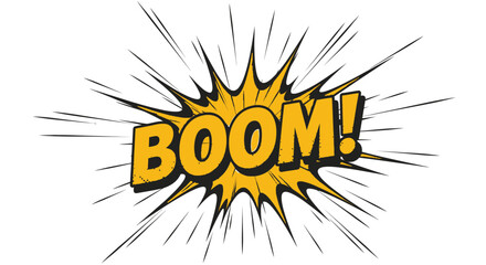 Boom comic book explosion