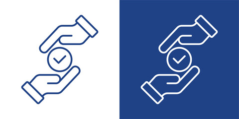 Mutual Blue And White Icon Style Collection