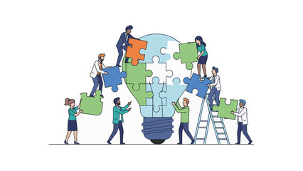 Teamwork and Collaboration for Idea Generation © Sixer's Design