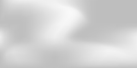 Silver foil background with metal mirror texture. Chrome gradient surface with light gloss simple abstract. Blure Vector