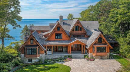 Lakefront Luxury: A Majestic Waterfront Estate