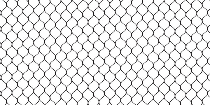Mesh texture for fishing nets. Seamless pattern for sportswear or soccer goal, volleyball net, basketball hoop, hockey, athletics. Abstract net background for sports
