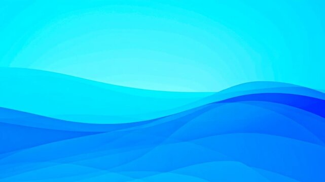 Blue Wavy Lines Gradient Background Animation.