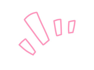 シンプル気づきアイコン（ピンク）