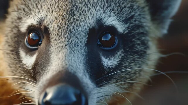 Coati Close-Up: Wildlife Portrait