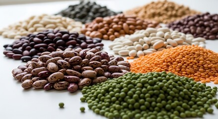 Assortment of Dried Beans and Lentils