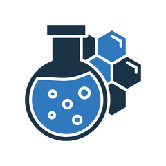 Formulation mixed color icon  Vector Illustration 