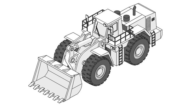 Front End Loader Heavy Machinery Equipment.